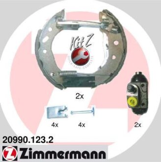 Комплект гальмівних колодок ZIMMERMANN 209901232