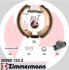 Комплект тормозных колодок ZIMMERMANN 209901253 (фото 1)