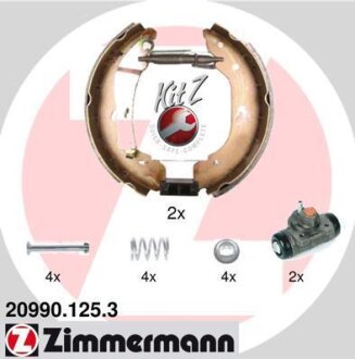 Комплект тормозных колодок ZIMMERMANN 209901253