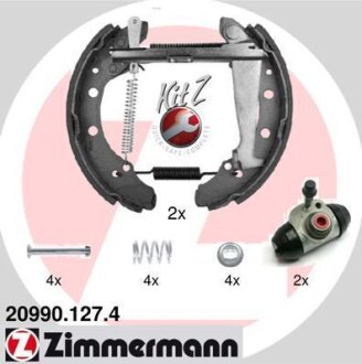 Комплект тормозных колодок ZIMMERMANN 209901274