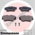 Комплект тормозных колодок, дисковый тормоз ZIMMERMANN 21479.190.1 (фото 1)