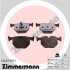 Комплект гальмівних накладок, дискове гальмо ZIMMERMANN 21487.970.1 (фото 1)