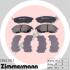 Гальмiвнi колодки дисковi переднi ZIMMERMANN 21562.170.1 (фото 1)