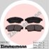 Гальмівні колодки дискові перед.Toyota Corolla/Camry/Ipsum/Picnic/RAV 4/Previa/Funcruiser/Celica/Carina/Corona (90-02) ZIMMERMANN 21601.175.1 (фото 1)