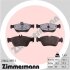 Комплект гальмівних накладок, дискове гальмо ZIMMERMANN 21664.995.1 (фото 1)