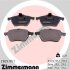Комплект тормозных колодок, дисковый тормоз ZIMMERMANN 218291951 (фото 1)