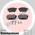Комплект тормозных колодок, дисковый тормоз ZIMMERMANN 21861.170.1 (фото 1)