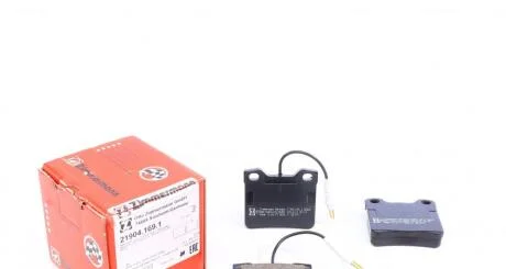 Комплект тормозных колодок, дисковый тормоз ZIMMERMANN 21904.169.1