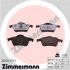 Комплект гальмівних накладок, дискове гальмо ZIMMERMANN 23076.975.1 (фото 1)
