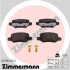 Комплект гальмівних накладок, дискове гальмо ZIMMERMANN 23138.945.1 (фото 1)