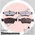 Комплект гальмівних накладок, дискове гальмо ZIMMERMANN 23287.975.1 (фото 1)