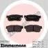 Комплект гальмівних накладок, дискове гальмо ZIMMERMANN 23507.150.1 (фото 1)