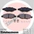 Комплект тормозных колодок, дисковый тормоз ZIMMERMANN 23597.180.1 (фото 1)