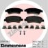 Гальмiвнi колодки дисковi переднi ZIMMERMANN 23599.190.2 (фото 1)