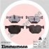 Комплект гальмівних накладок, дискове гальмо ZIMMERMANN 23732.970.1 (фото 1)