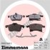 Комплект гальмівних накладок, дискове гальмо ZIMMERMANN 23832.900.2 (фото 1)