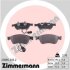 Комплект тормозных колодок, дисковый тормоз ZIMMERMANN 23885.205.2 (фото 1)