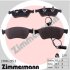 Комплект тормозных колодок, дисковый тормоз ZIMMERMANN 23896.205.2 (фото 1)