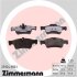 Комплект гальмівних накладок, дискове гальмо ZIMMERMANN 23924.980.1 (фото 1)