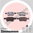 Комплект гальмівних накладок, дискове гальмо ZIMMERMANN 23925.910.1 (фото 1)