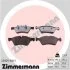Комплект гальмівних накладок, дискове гальмо ZIMMERMANN 23925.910.1 (фото 1)