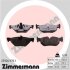 Комплект гальмівних накладок, дискове гальмо ZIMMERMANN 23926.970.1 (фото 1)