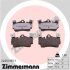 Комплект гальмівних накладок, дискове гальмо ZIMMERMANN 24010.965.1 (фото 1)