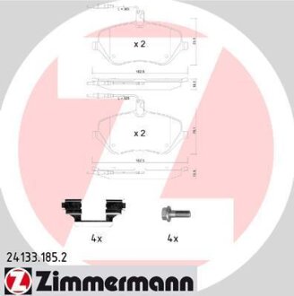 Колодки гальмівні дискові ZIMMERMANN 24133.185.2