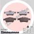 Комплект гальмівних накладок, дискове гальмо ZIMMERMANN 24137.968.1 (фото 1)