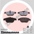 Комплект гальмівних накладок, дискове гальмо ZIMMERMANN 24253.975.1 (фото 1)