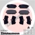 Комплект гальмівних накладок, дискове гальмо ZIMMERMANN 24298.140.1 (фото 1)