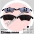 Комплект гальмівних накладок, дискове гальмо ZIMMERMANN 24310.990.1 (фото 1)