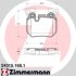 Комплект гальмівних накладок, дискове гальмо ZIMMERMANN 24315.168.1 (фото 1)
