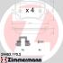 Колодки тормозные VAG A6/Q3/PASSAT/TIGUAN 04- задн. ZIMMERMANN 24483.170.2 (фото 1)