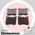 Комплект гальмівних накладок, дискове гальмо ZIMMERMANN 24524.995.1 (фото 1)