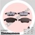 Комплект гальмівних накладок, дискове гальмо ZIMMERMANN 24538.985.1 (фото 1)