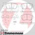 Колодки тормозные дисковые, комплект ZIMMERMANN 25134.170.2 (фото 1)