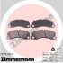 Комплект гальмівних накладок, дискове гальмо ZIMMERMANN 25519.200.9 (фото 1)