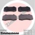 Гальмiвнi колодки дисковi переднi ZIMMERMANN 255281501 (фото 1)