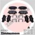 Комплект гальмівних накладок, дискове гальмо ZIMMERMANN 25757.175.3 (фото 1)