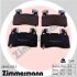 Гальмiвнi колодки дисковi переднi ZIMMERMANN 25915.155.1 (фото 1)