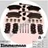 Гальмiвнi колодки дисковi заднi ZIMMERMANN 25987.200.2 (фото 1)