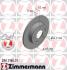 Диск тормозной HONDA CIVIC 06- задн.Coat Z ZIMMERMANN 280.3186.20 (фото 1)