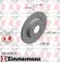 Диск тормозной MAZDA 3(BK/BL)/5(CR19) 03- задн. Coat Z ZIMMERMANN 370.3079.20 (фото 1)