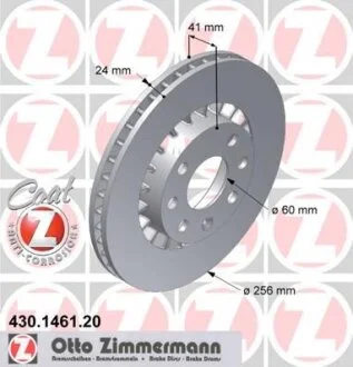 Диск гальмівний ZIMMERMANN 430.1461.20