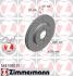 Диск тормозной передний 256mm Swift 2010-- ZIMMERMANN 540.5300.20 (фото 1)