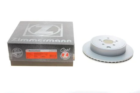 Диск тормозной SUBARU OUTBACK 09- задн.вент. Coat Z ZIMMERMANN 590.2826.20